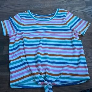 Striped girls XL shirt